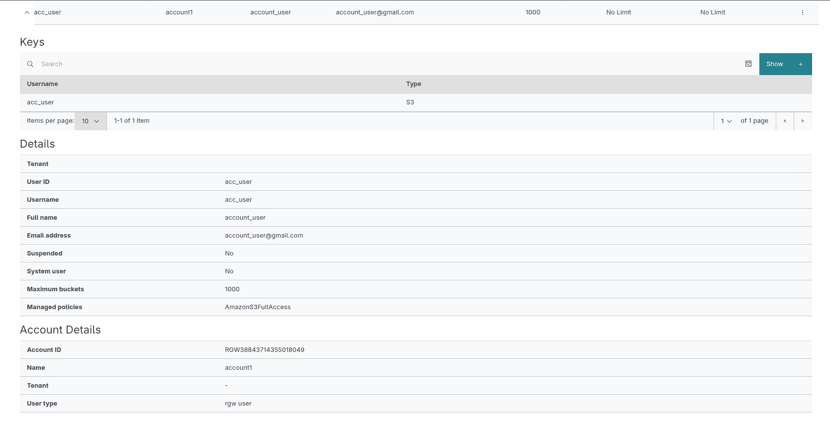 Step 4.2: User details